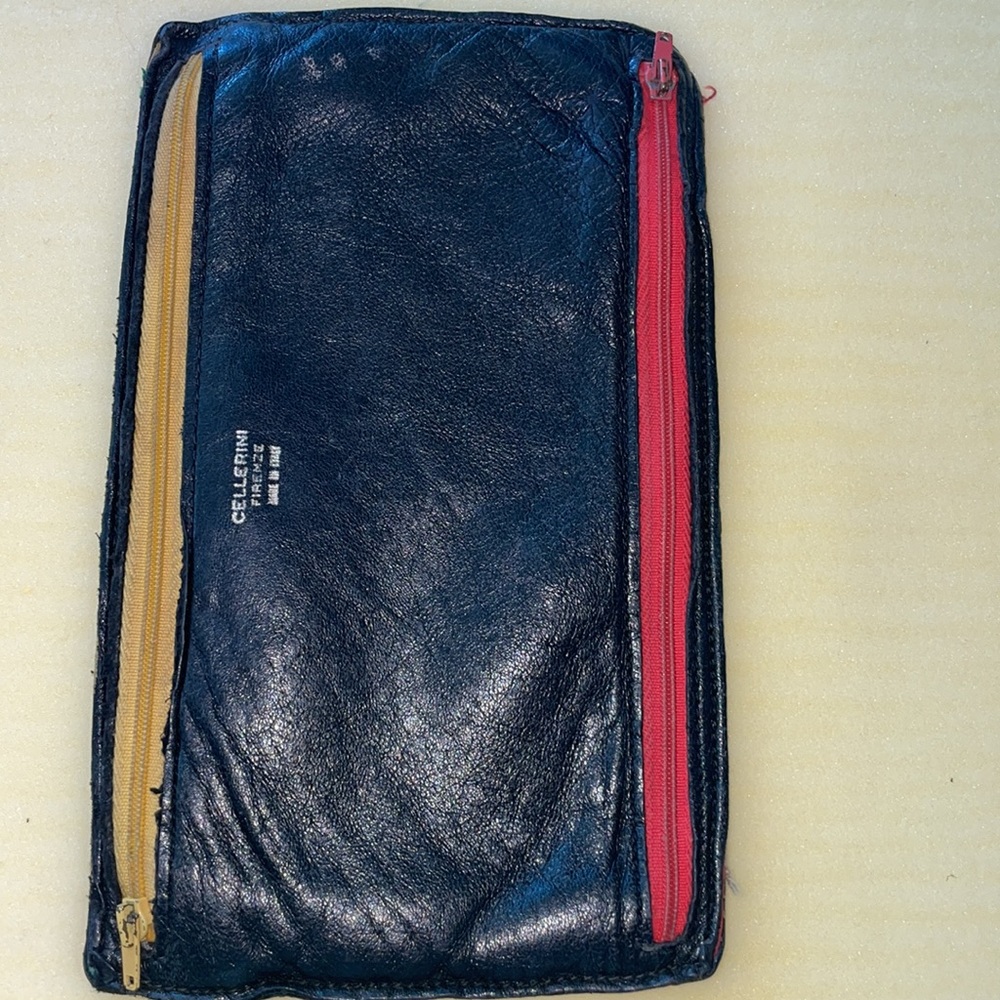 Cellerini soft leather wallet made in Florence, Italy